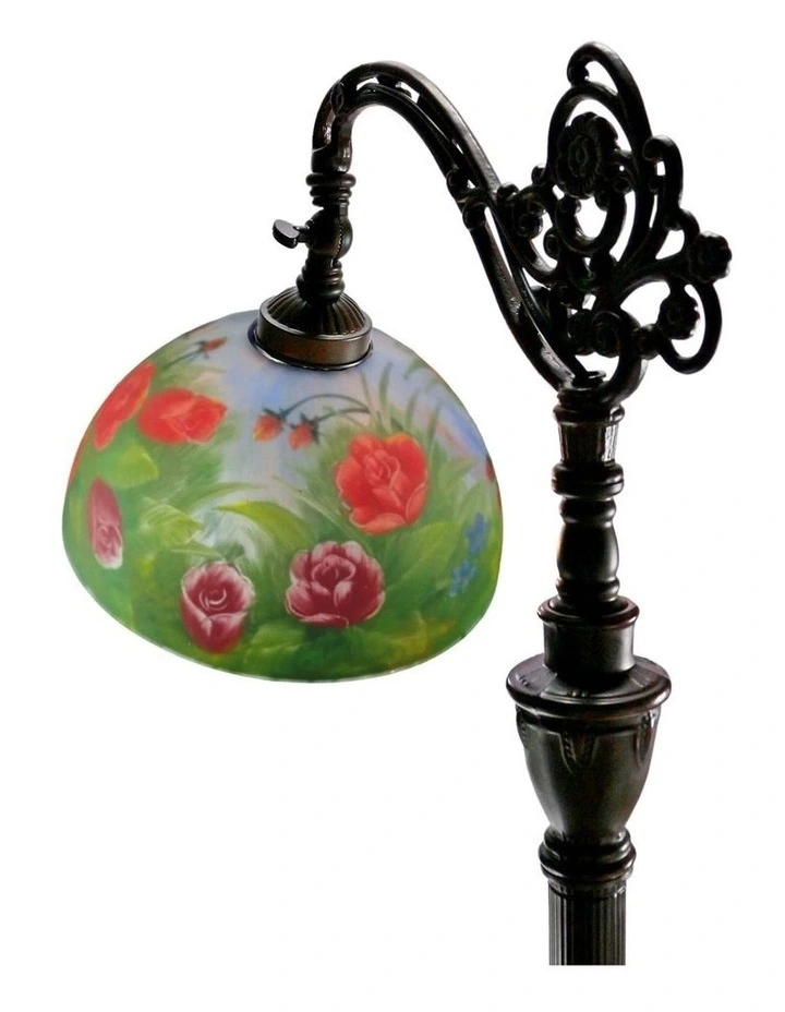 Hand Painted Downbridge Floor Lamp Yellow image 3