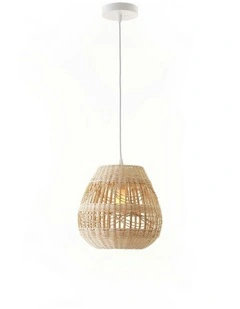 Shiri Rattan Pendant Light Small in Natural