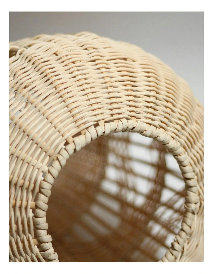 Shiri Rattan Pendant Light Small in Natural image 4
