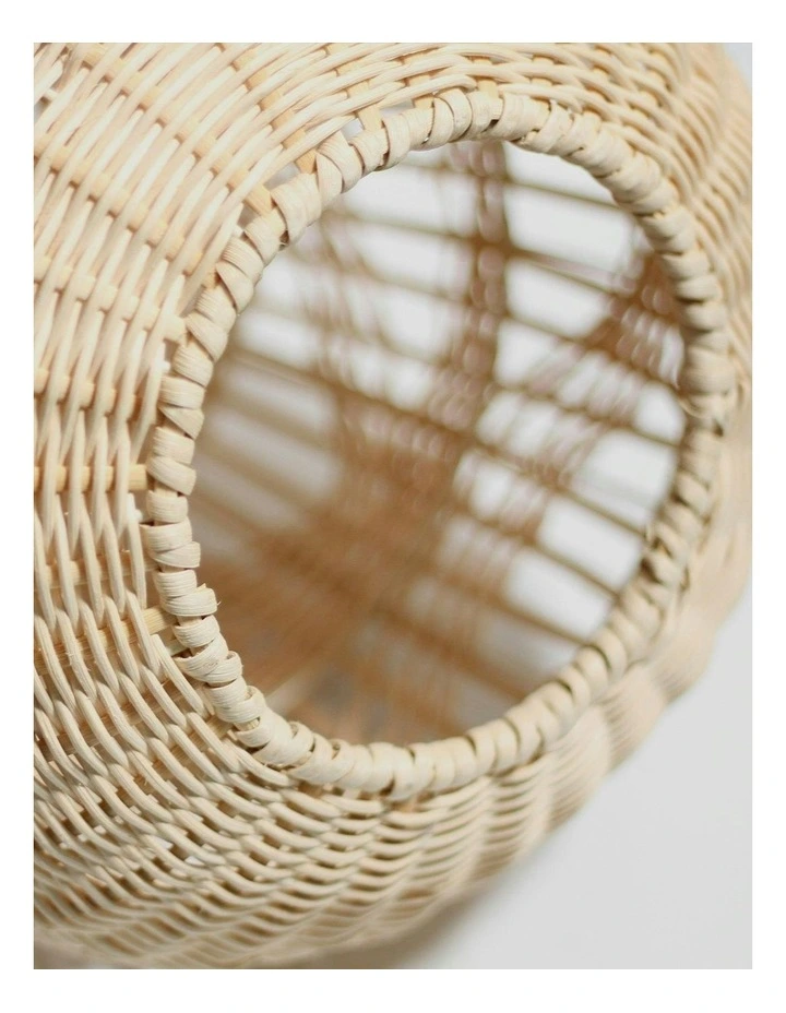Shiri Rattan Pendant Light Small in Natural image 6