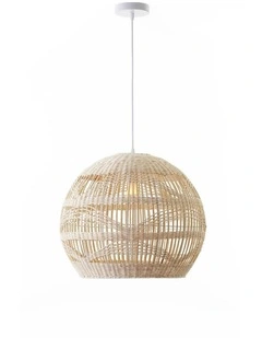 Adasha Rattan Pendant Light in Natural