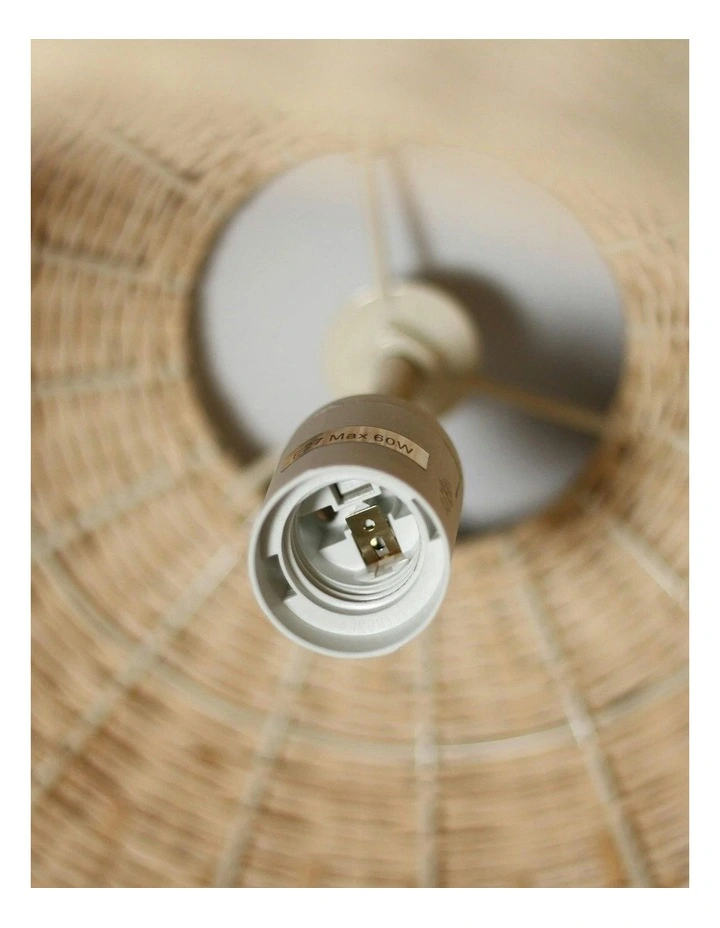 Adasha Rattan Pendant Light in Natural image 2