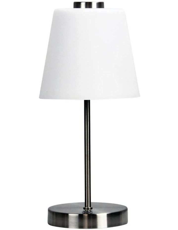 Erik Led Touch Lamp Brushed Chrome image 1