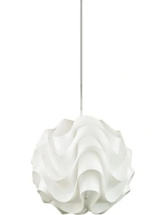 Chic Pendant Light 33cm White
