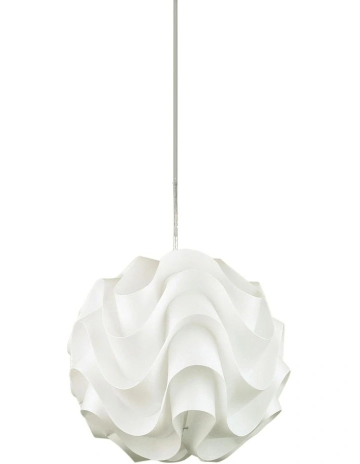 Chic Pendant Light 33cm in White image 1