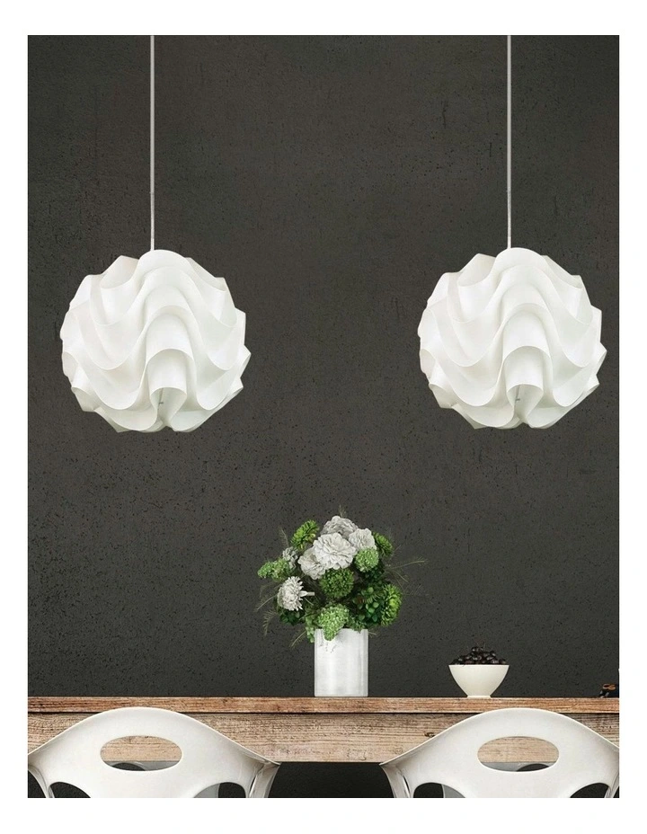 Chic Pendant Light 33cm in White image 2