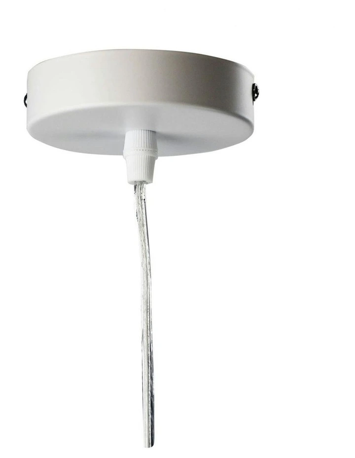 Chic Pendant Light 33cm in White image 5