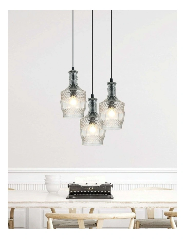 Decant Single Pendant Light Style 2 in White image 2
