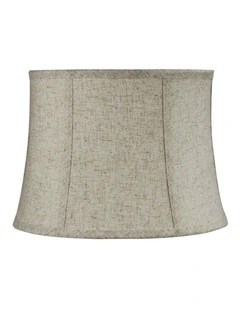 Linen Shade Lamp 35cm in Flax
