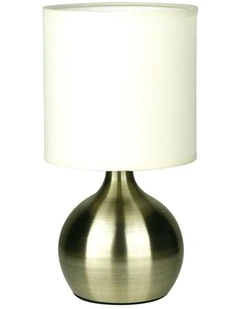 Lotti Touch Table Lamp in Antique Brass