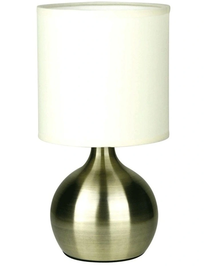 Lotti Touch Table Lamp in Antique Brass image 1