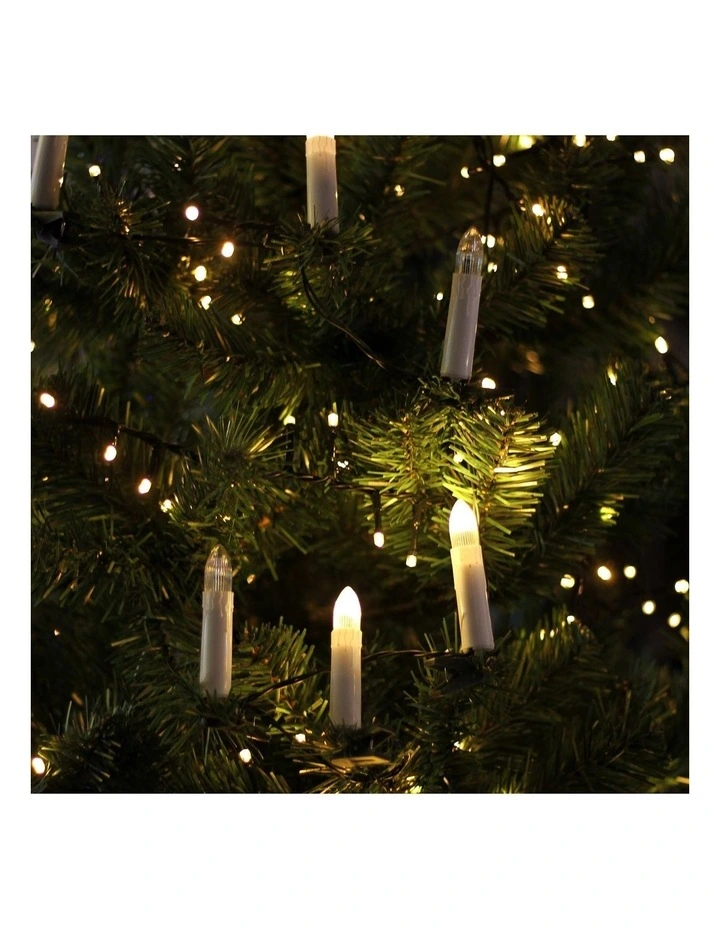LED Candle String Light Set of 10 in Warewhite image 2