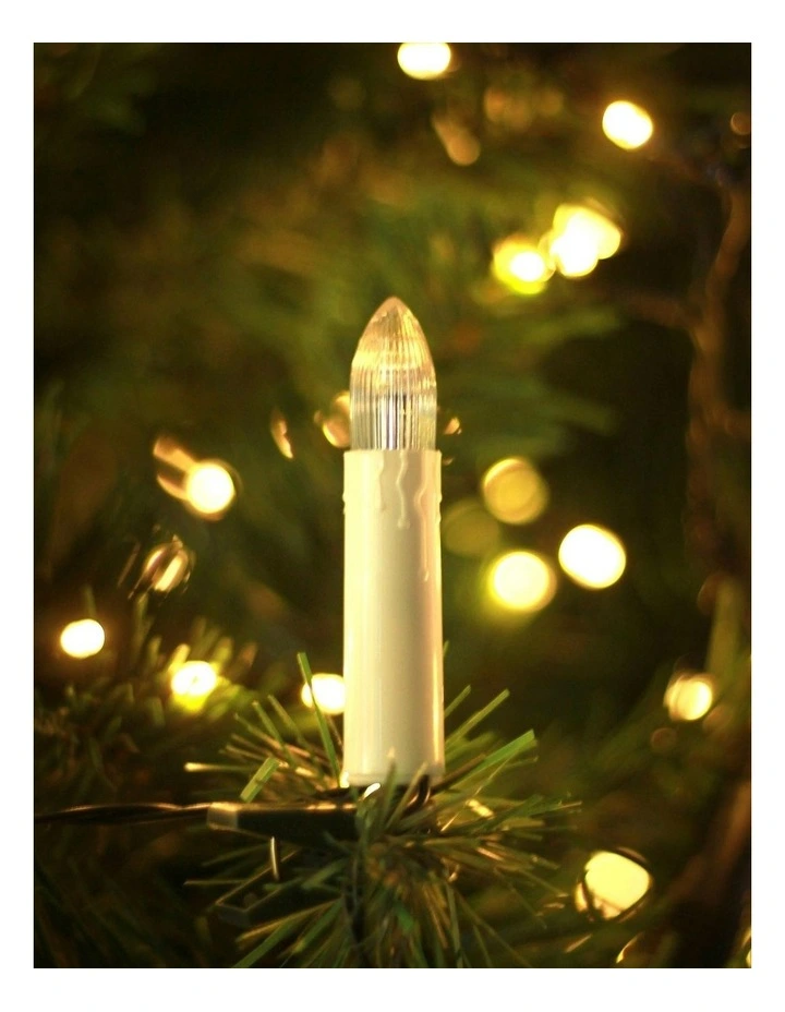 Led Candle String Light Set of 10 in Warewhite image 3