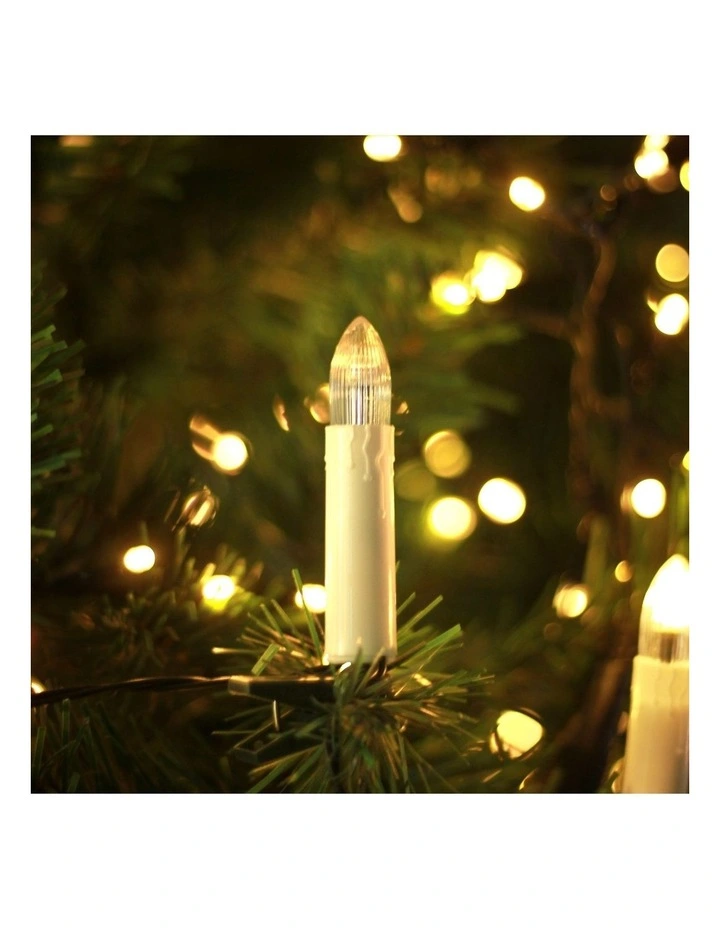 LED Candle String Light Set of 10 in Warewhite image 4