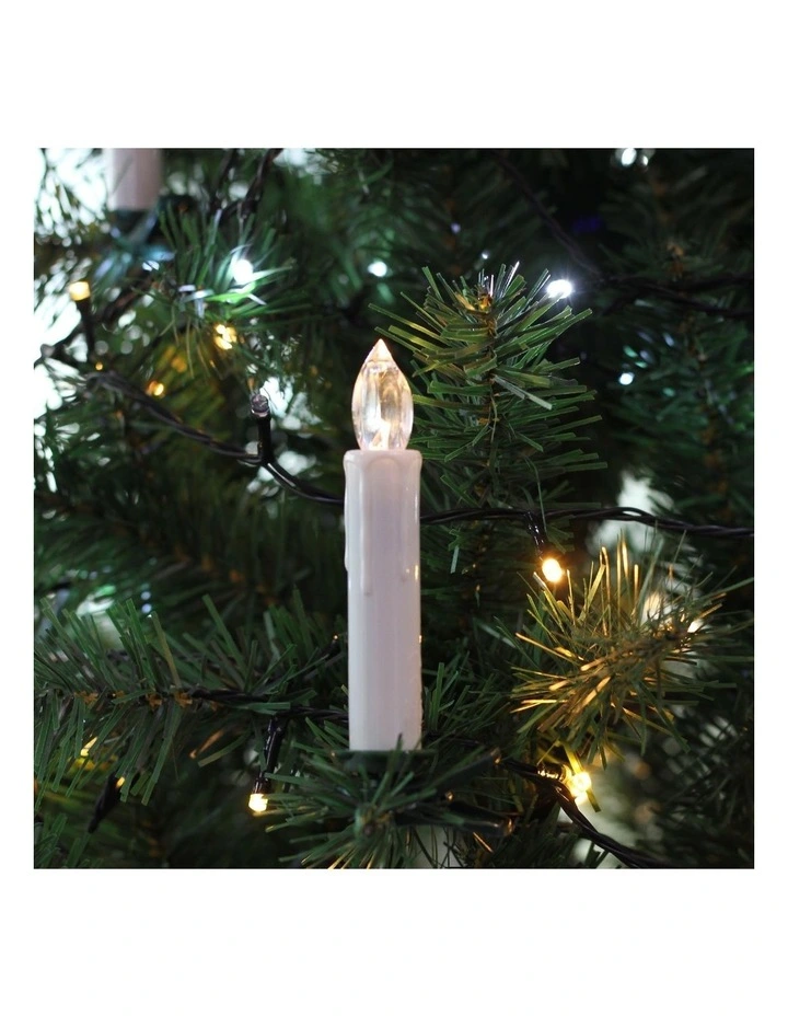 LED Wireless Candle with Remote Set of 8 in Warewhite image 3