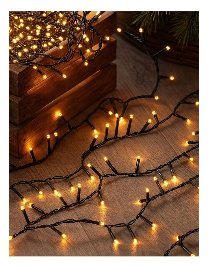 Lexi Lighting Solar 420 LED Fairy Light Chain In White image 2