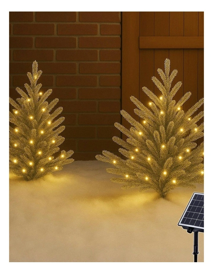 Lexi Lighting Solar 420 LED Fairy Light Chain In White image 4