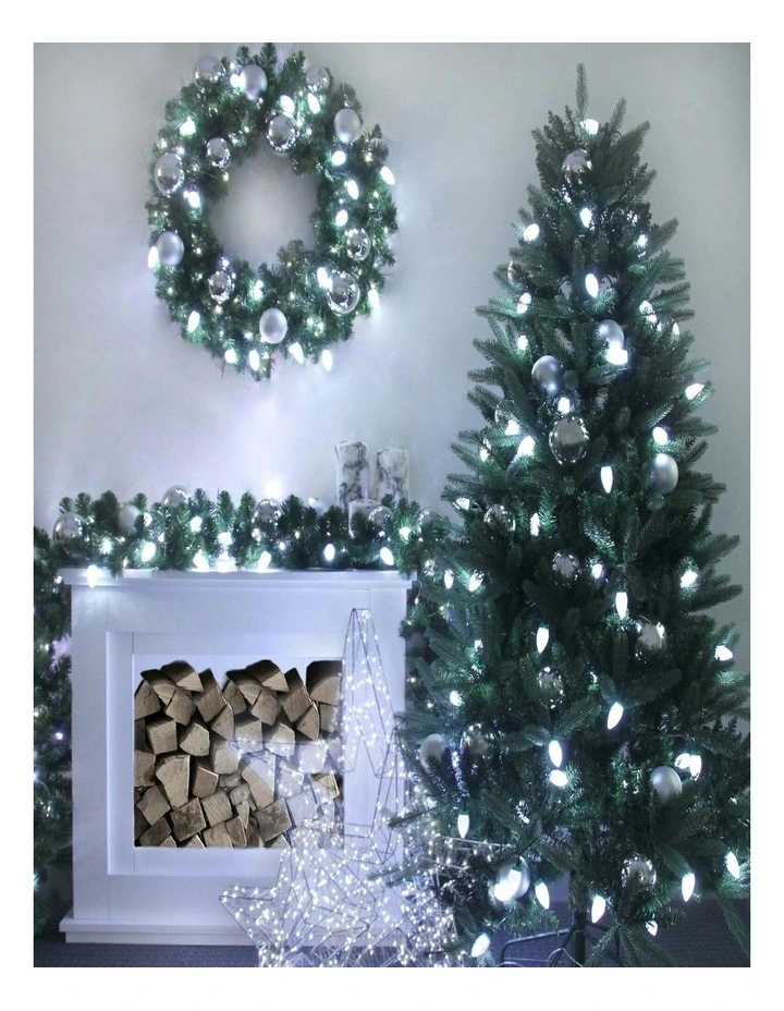 Pinecone 50 Leds Connectable String Lights in White image 2
