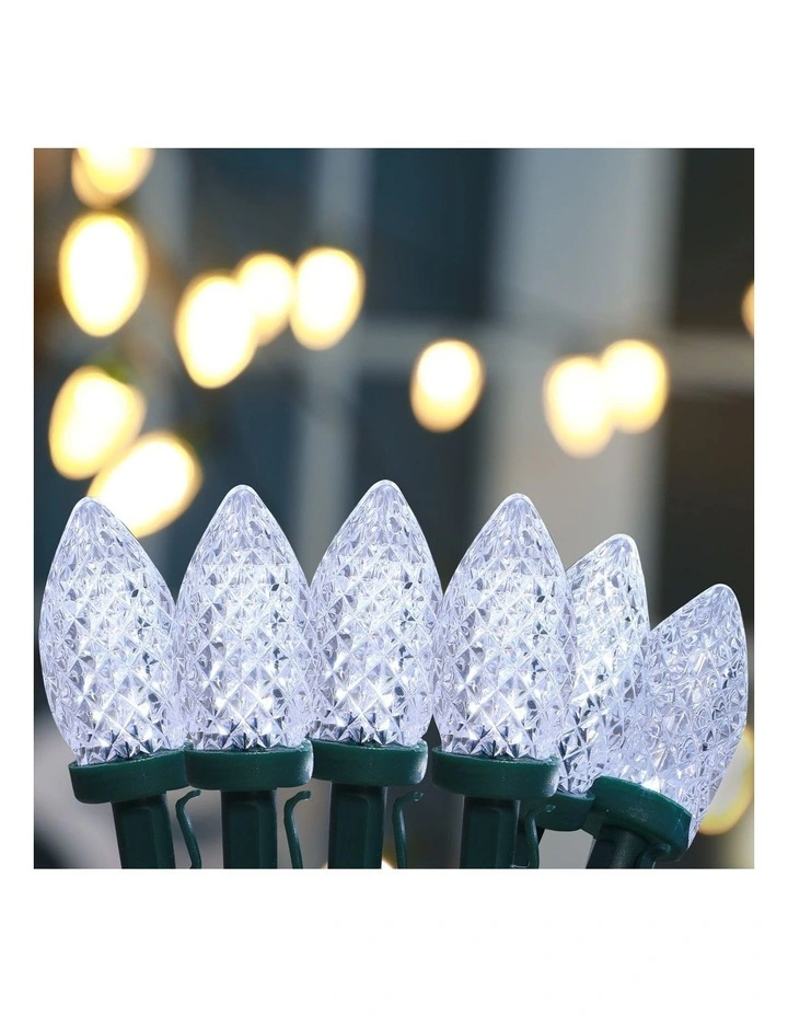 Pinecone 50 LEDs Connectable String Lights in White image 2