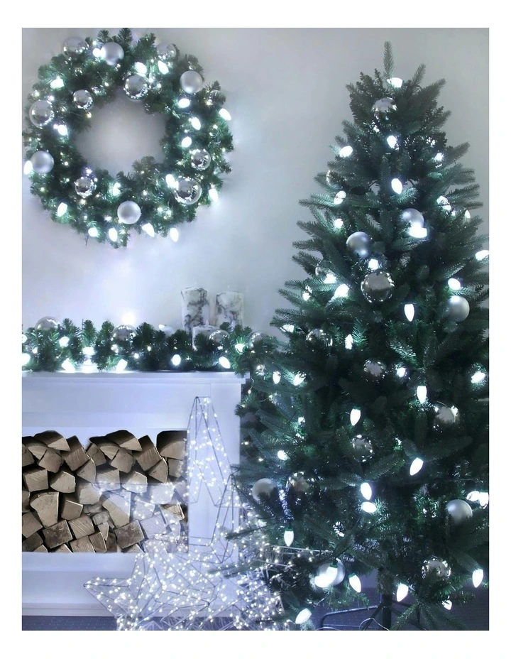 Pinecone 50 Leds Connectable String Lights in White image 4