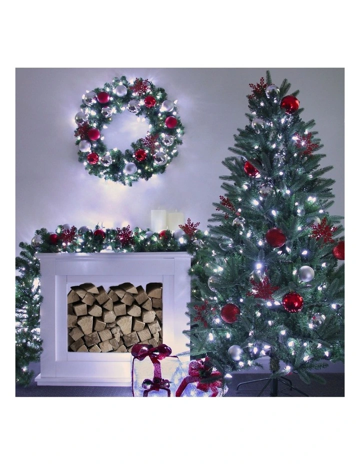 Pinecone 200 LEDs Connectable String Lights in White image 3