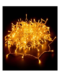 520 LED Connectable Fairy Light Chain Clear Cable in White