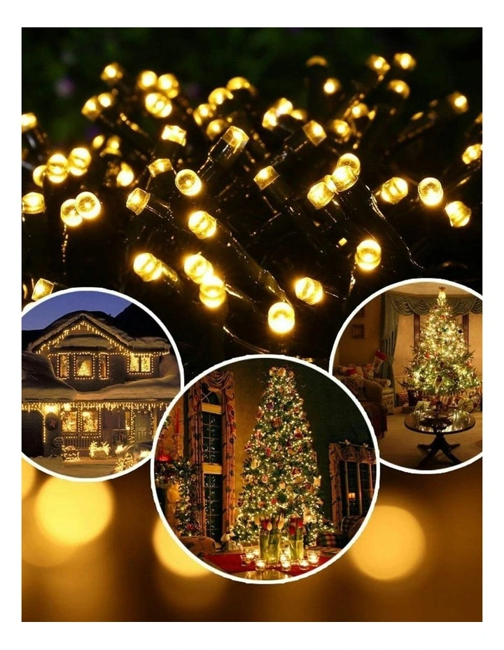 Lexi Lighting 520 LED Connectable Fairy Light Chain Clear Cable in Warm White image 3