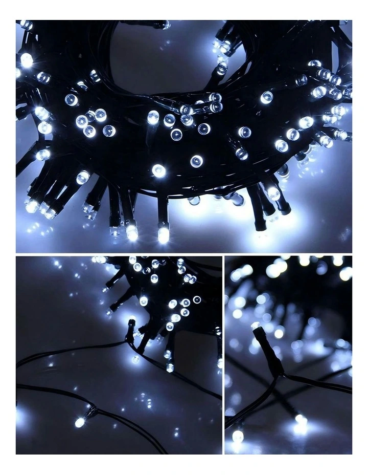 Lexi Lighting 520 LED Connectable Fairy Light Chain Clear Cable in White image 5