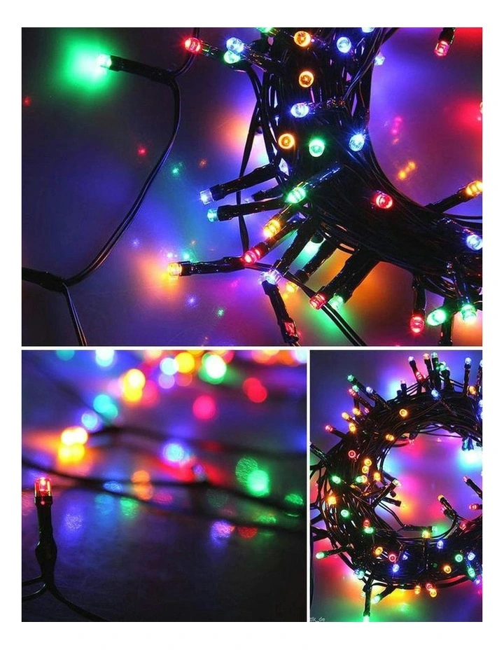 520 Led Connectable Fairy Light Chain Clear Cable in Multi image 2