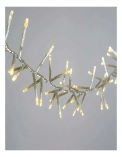 720 Led Cluster Light With Clear Cable in White