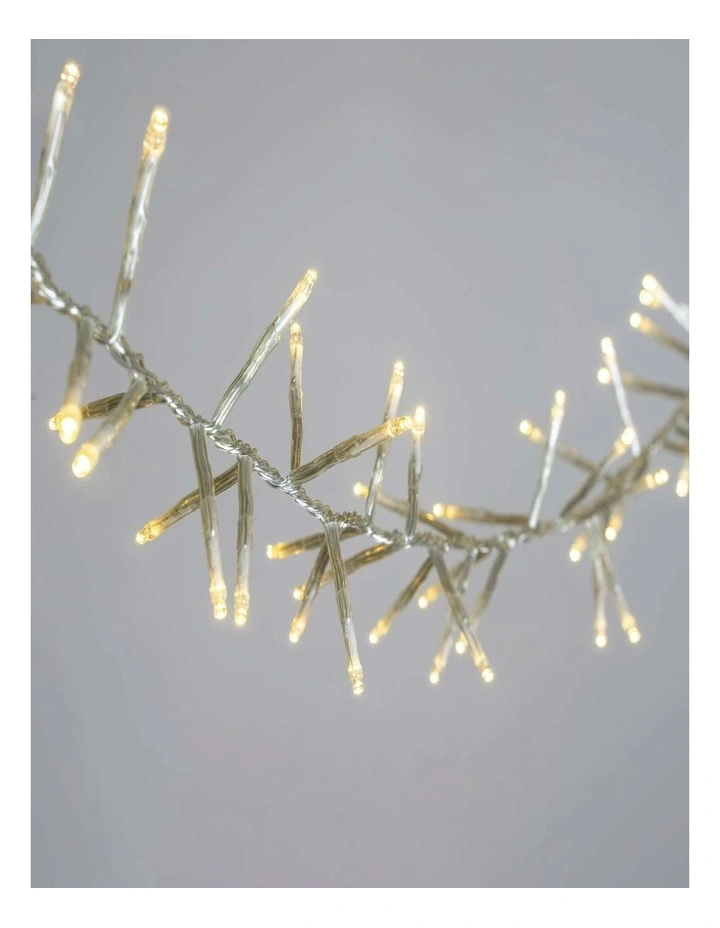 Lexi Lighting 720 LED Cluster Light With Clear Cable In White image 1