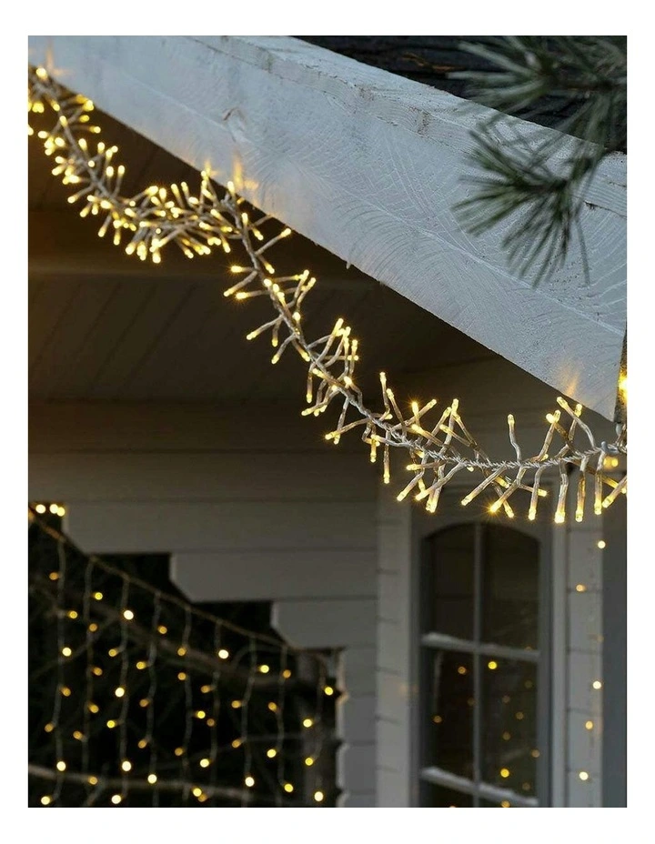 Lexi Lighting 720 LED Cluster Light With Clear Cable In White image 5