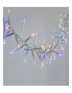 720 LED Cluster Light With Clear Cable in Multi