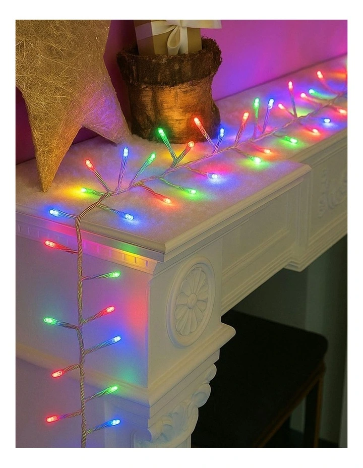 720 LED Cluster Light With Clear Cable in Multi image 3