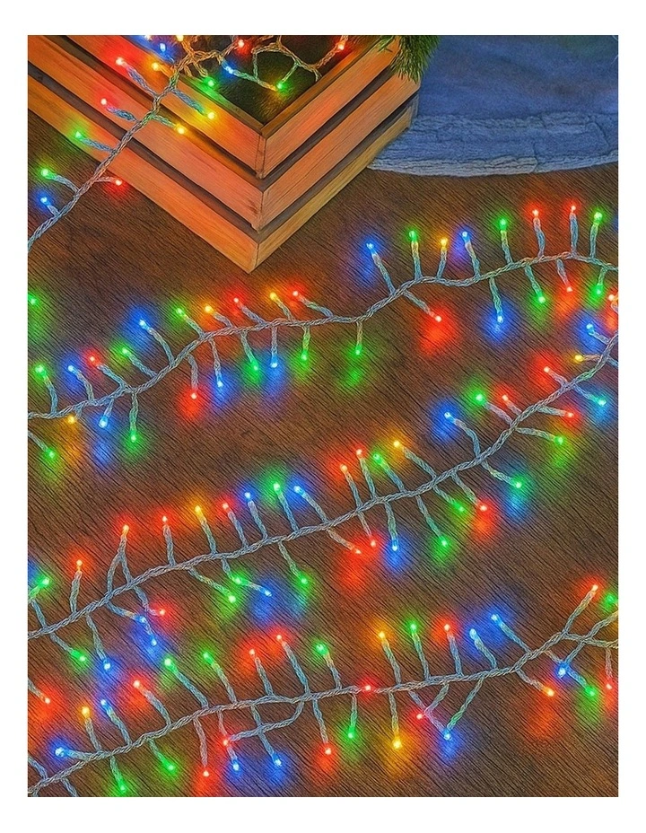 720 LED Cluster Light With Clear Cable in Multi image 5