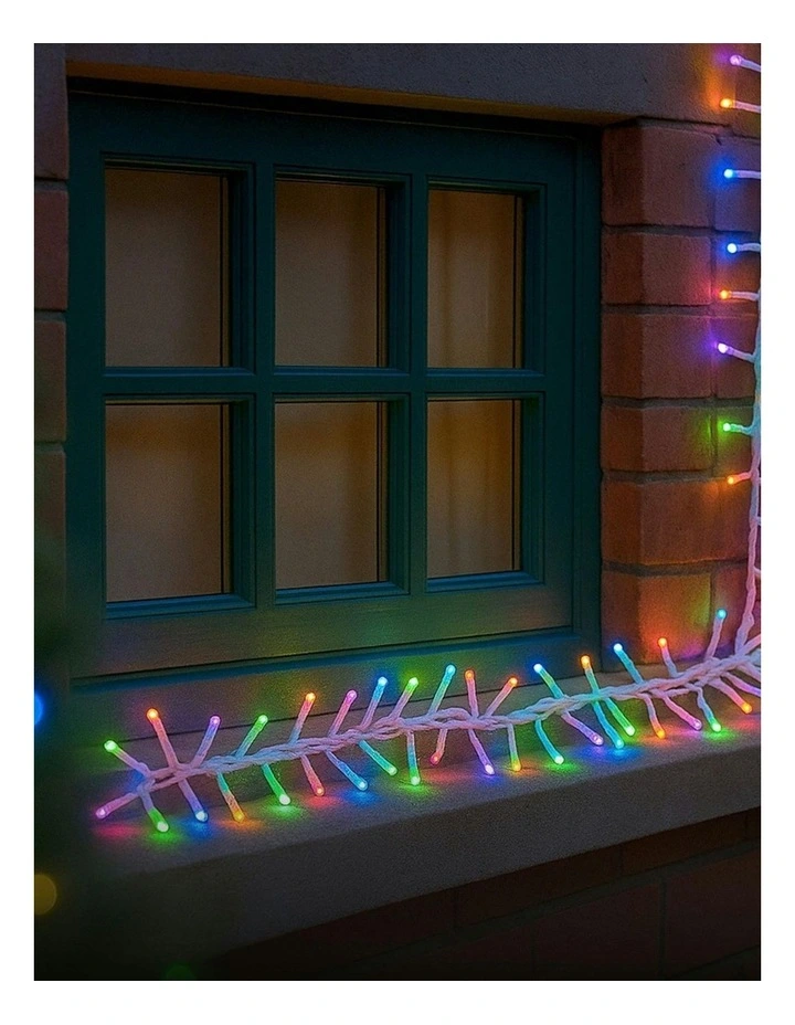 720 LED Cluster Light With Clear Cable in Multi image 6