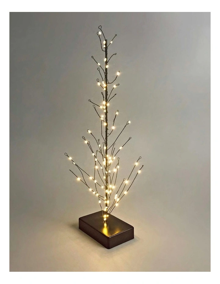 Battery Operated Led Decorative Blossom Trees in White image 1