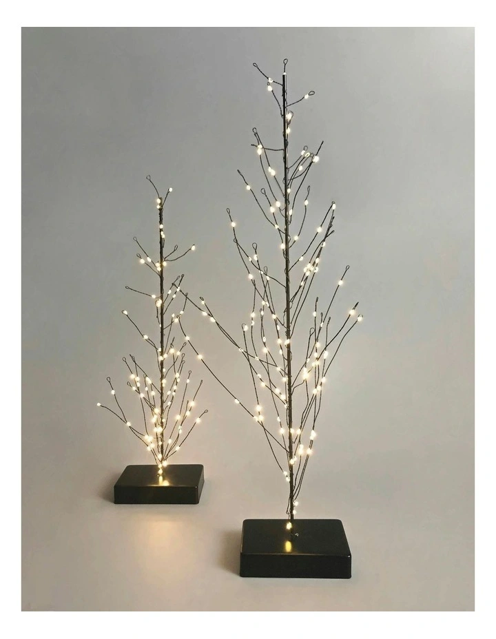 Battery Operated Led Decorative Blossom Trees in White image 2