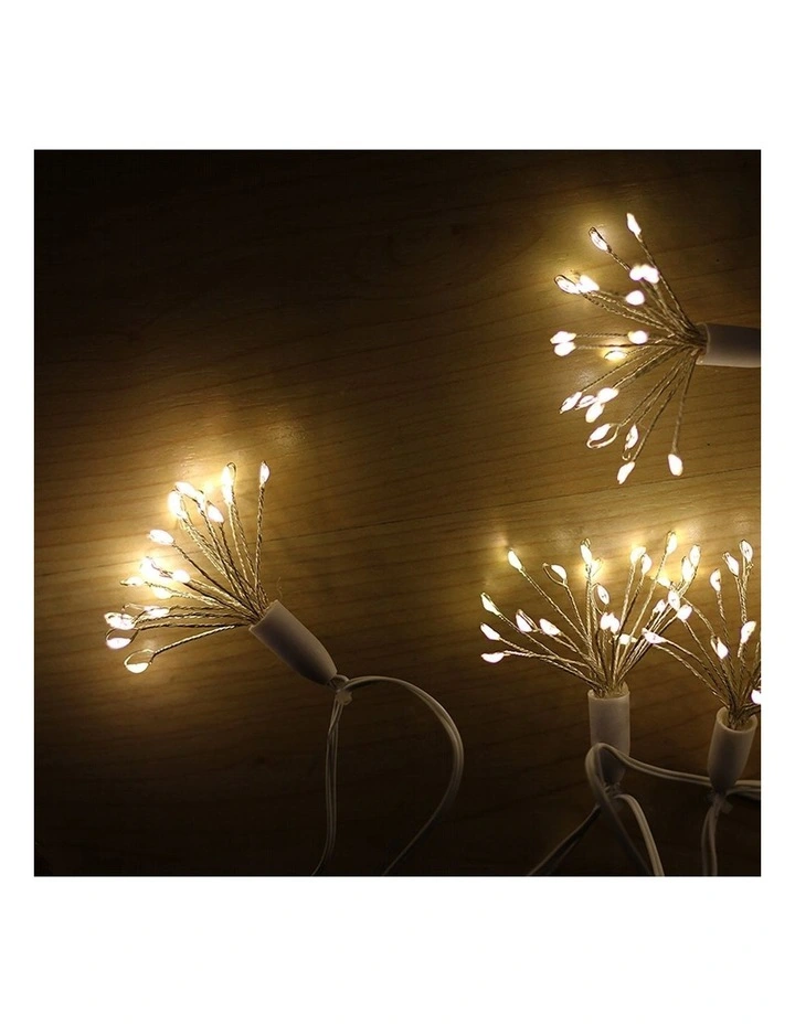 Lexi Lighting Micro LED Flowers String Light Chain In Multi image 2