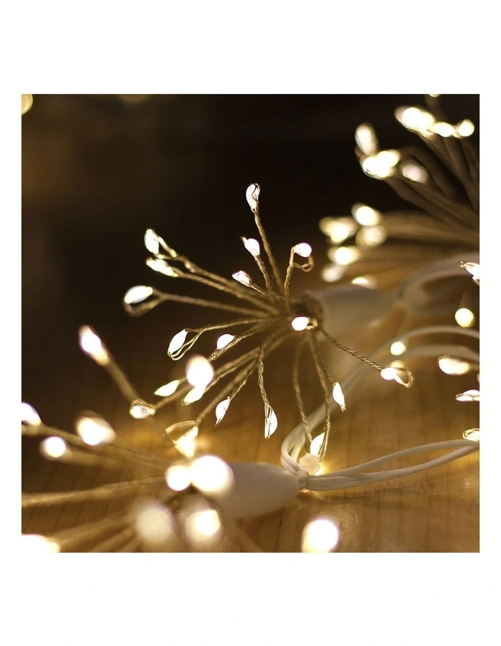 Lexi Lighting Micro LED Flowers String Light Chain In Multi image 3