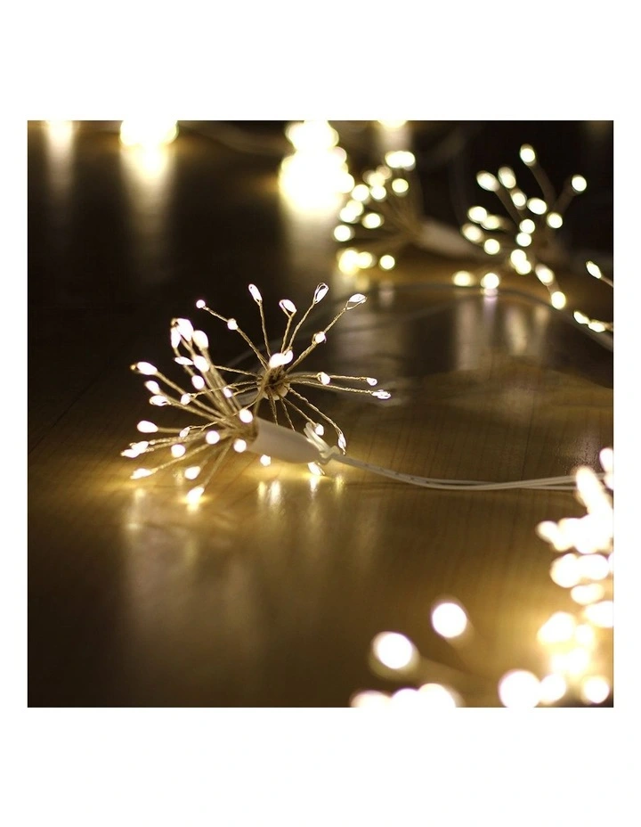 Lexi Lighting Micro LED Flowers String Light Chain In Multi image 4