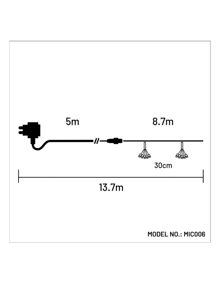 Lexi Lighting Micro LED Flowers String Light Chain In Multi image 5