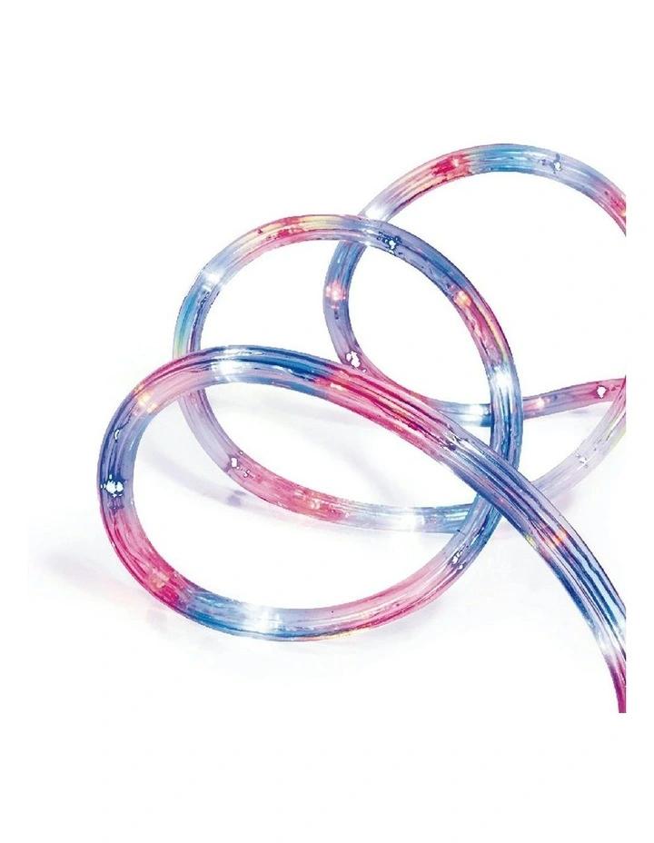 Solar Powered 10m LED Rope Light 4 Colour Options in Multicolour image 4