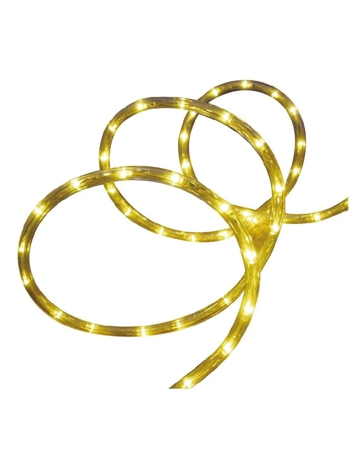 10m LED Connectable Rope Light 8 Colour Options in Warm White image 1