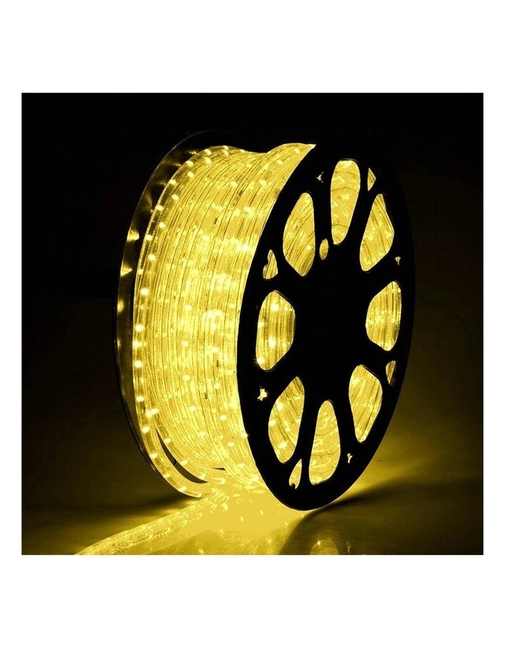 10m LED Connectable Rope Light 8 Colour Options in Warm White image 3