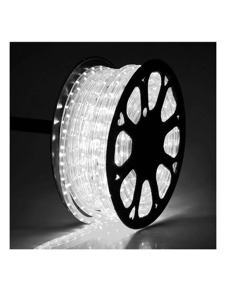 10m LED Connectable Rope Light 8 Colour Options in White image 3