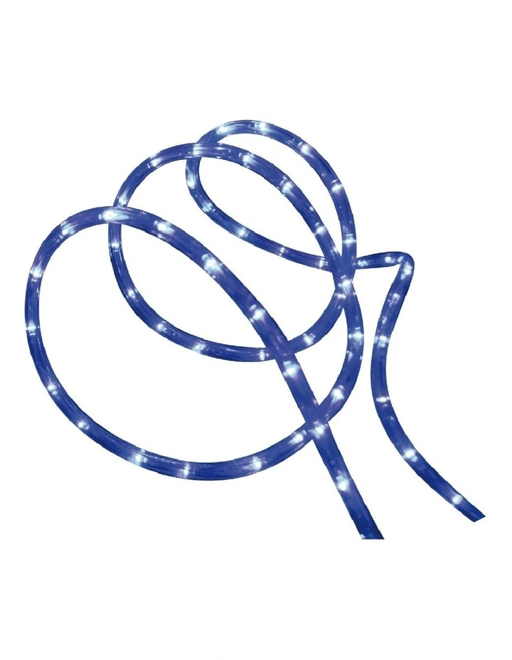 10m LED Connectable Rope Light 8 Colour Options in Blue image 1