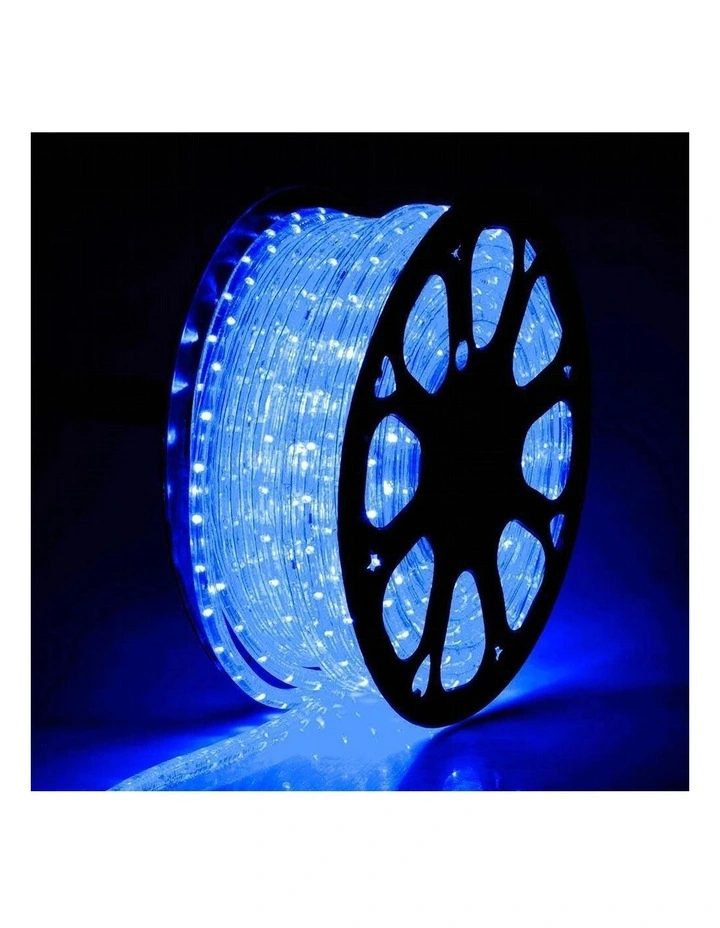 10m LED Connectable Rope Light 8 Colour Options in Blue image 3