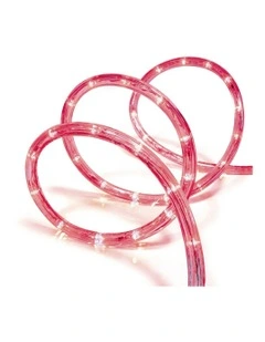 10m LED Connectable Rope Light 8 Colour Options in Red