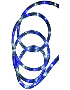 Led Connectable Rope Light 10m in Blue/White